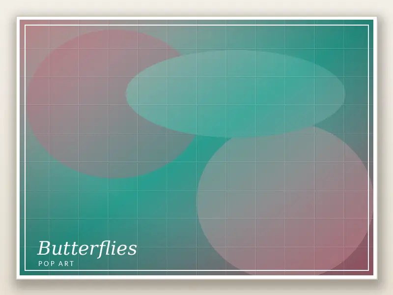 Butterflies Pop Art 2