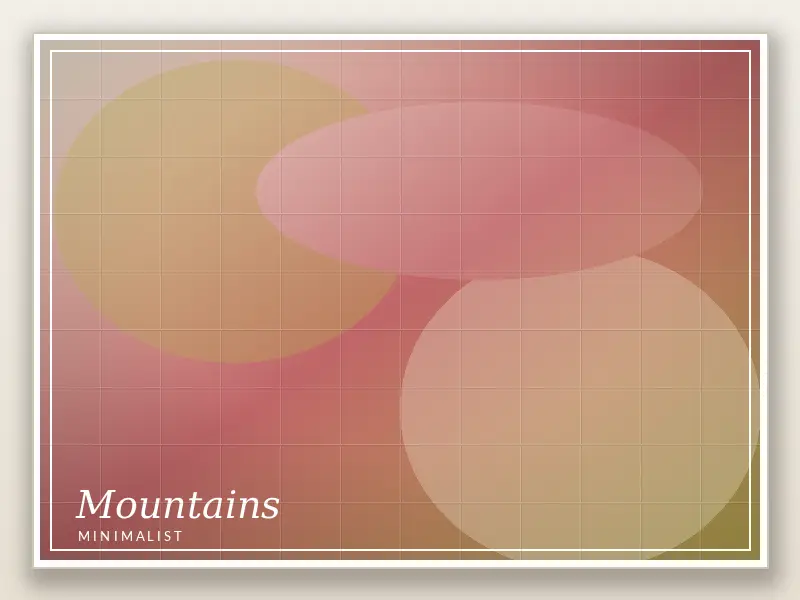 Mountain Minimalist Impression 3