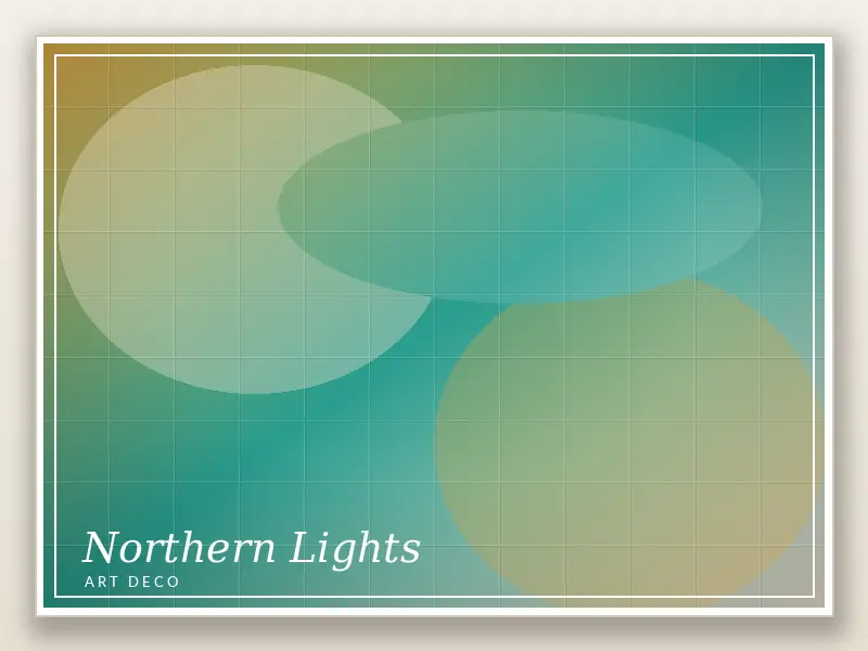 Northern Lights Art Deco 1